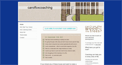 Desktop Screenshot of carolfoxcoaching.com